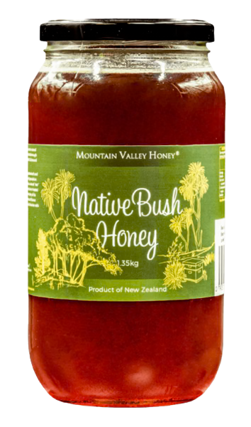 MOUNTAIN VALLEY HONEY NATIVE BUSH HONEY 1.35KG