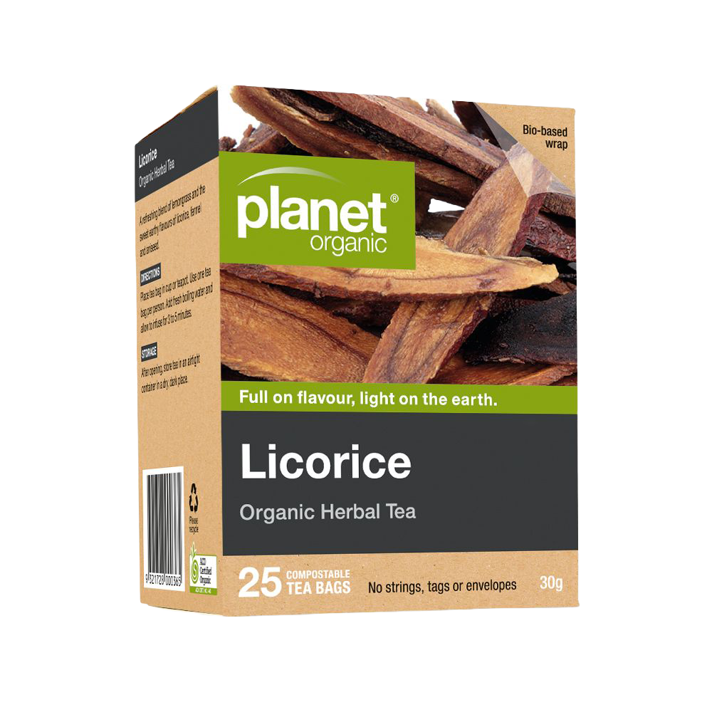 PLANET ORGANIC LICORICE TEA 25 BAGS