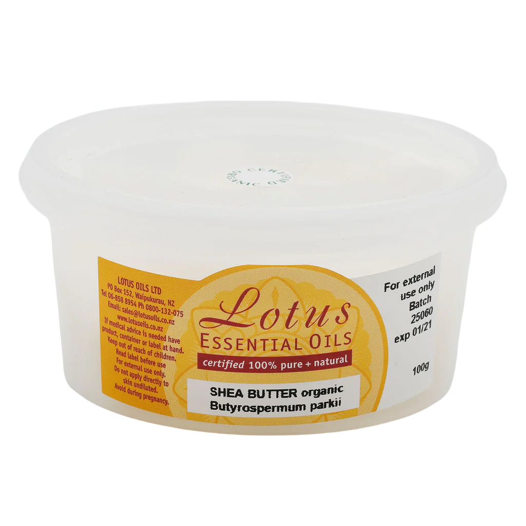 LOTUS OILS ORGANIC SHEA BUTTER 100G