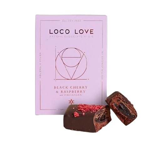 LOCO LOVE BLACK CHERRY & RASPBERRY TWIN 60G