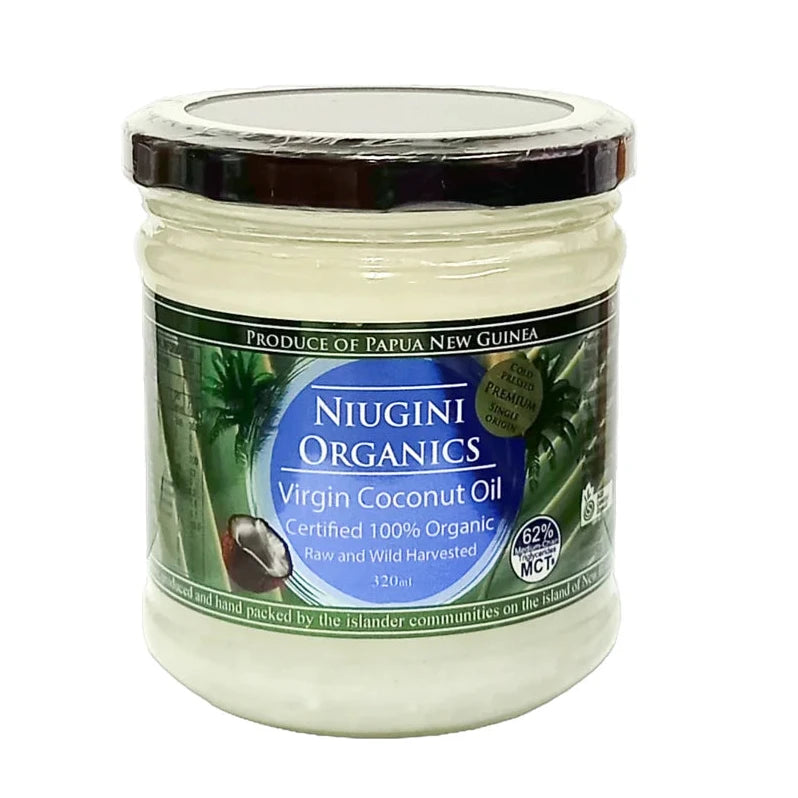 NIUGINI ORGANIC COCONUT OIL JAR 320ML