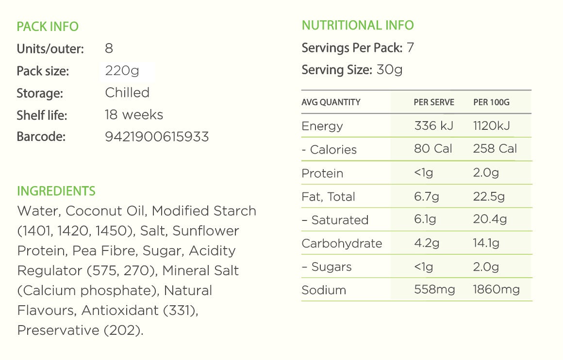 ANGEL FOODS VEGAN FETA 220G