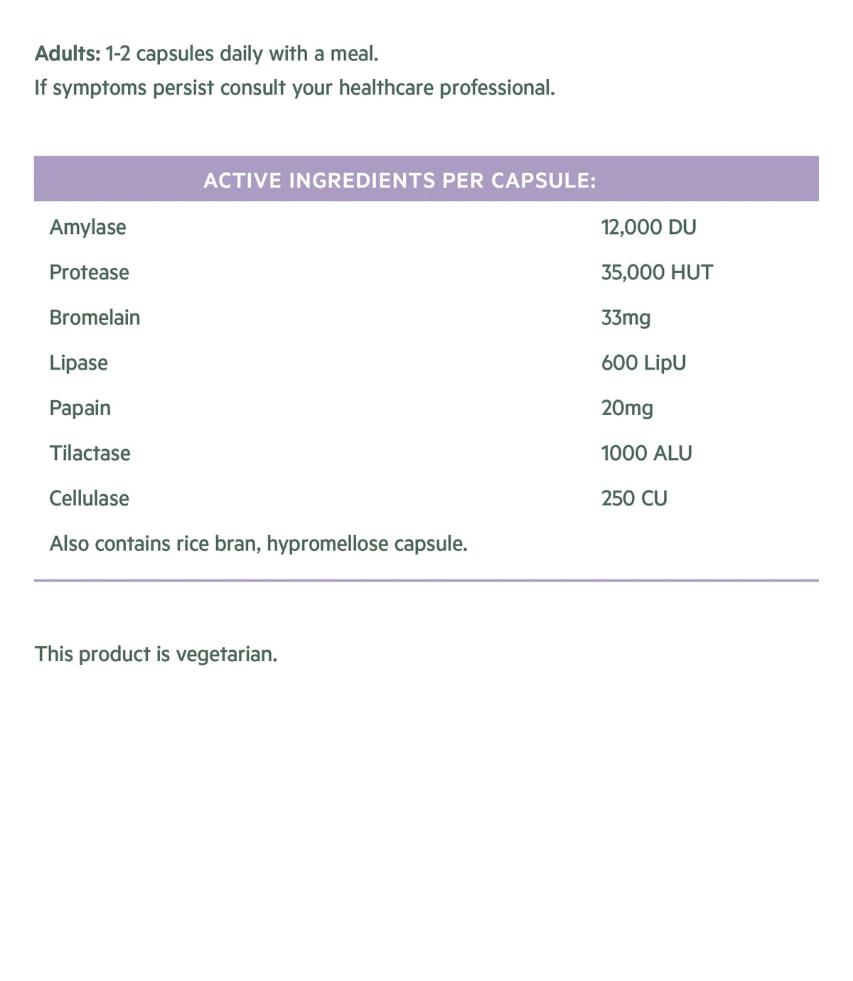 LIFESTREAM DIGESTIVE ENZYMES 60 CAPS