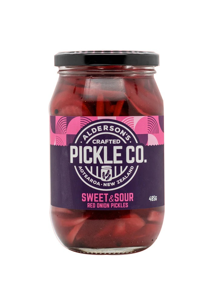 ALDERSONS PICKLED RED ONION SWEET & SOUR 485G