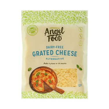 ANGEL FOODS DAIRY FREE VEGAN GRATED CHEESE 250G