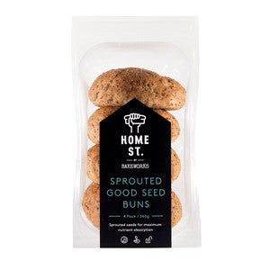 BAKEWORKS GOOD SEED BUNS 4PK