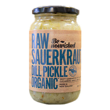 BE NOURISHED DILL PICKLE SAUERKRAUT 380G