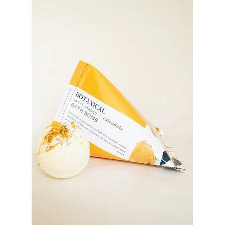 BOTANICAL BATH BOMB ORANGE CALENDULA 100G