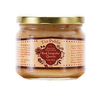 TIO PABLO RED JALAPENO QUESO DAIRY FREE 300G