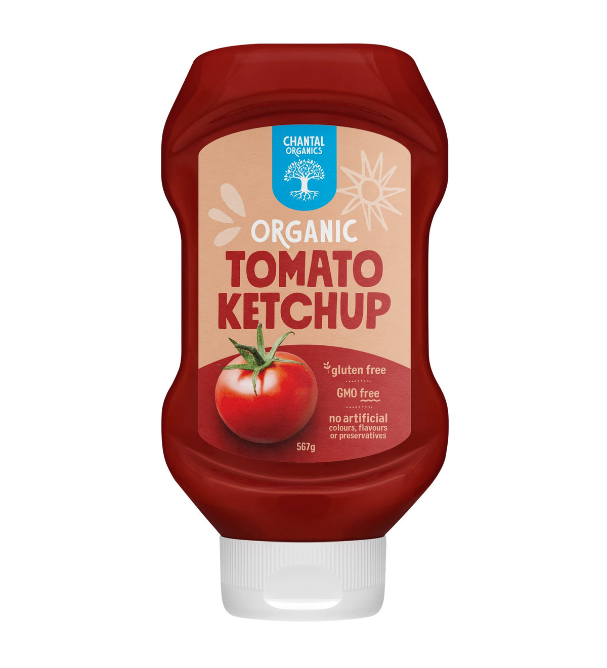 CHANTAL ORGANIC TOMATO KETCHUP 567G