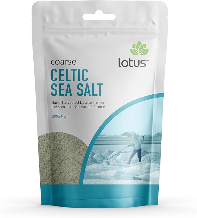 LOTUS COARSE CELTIC SEA SALT 500G