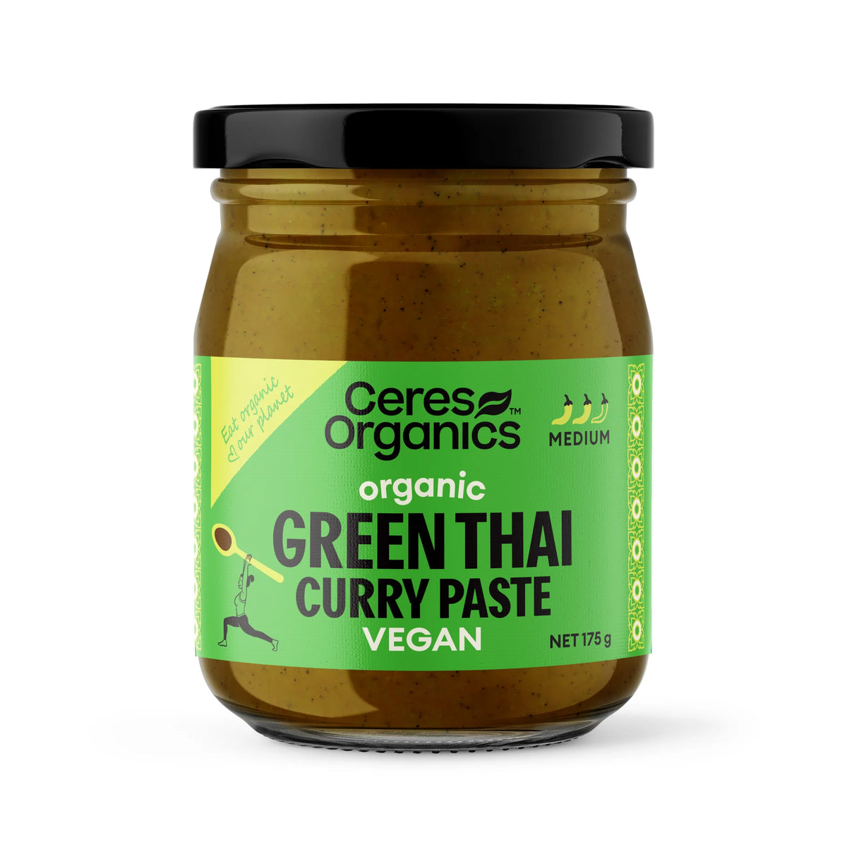 CERES ORGANIC BIO THAI GREEN CURRY PASTE 175G