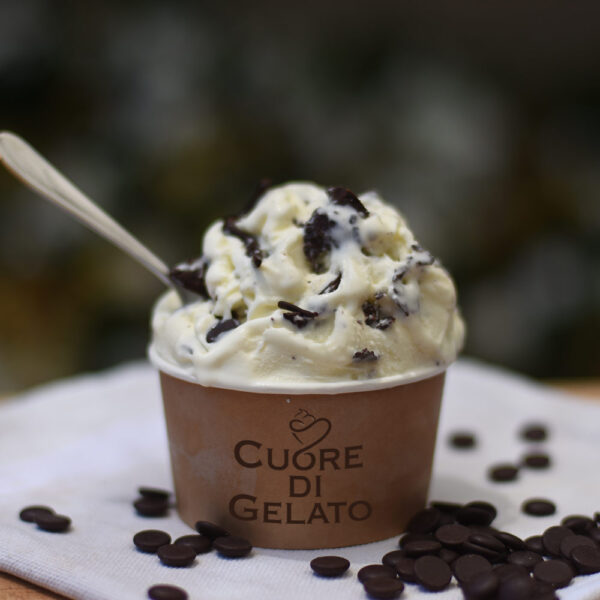 CUORE DI GELATO STRACCIATELLA CHOCOLATE CHIP GELATO 473ML