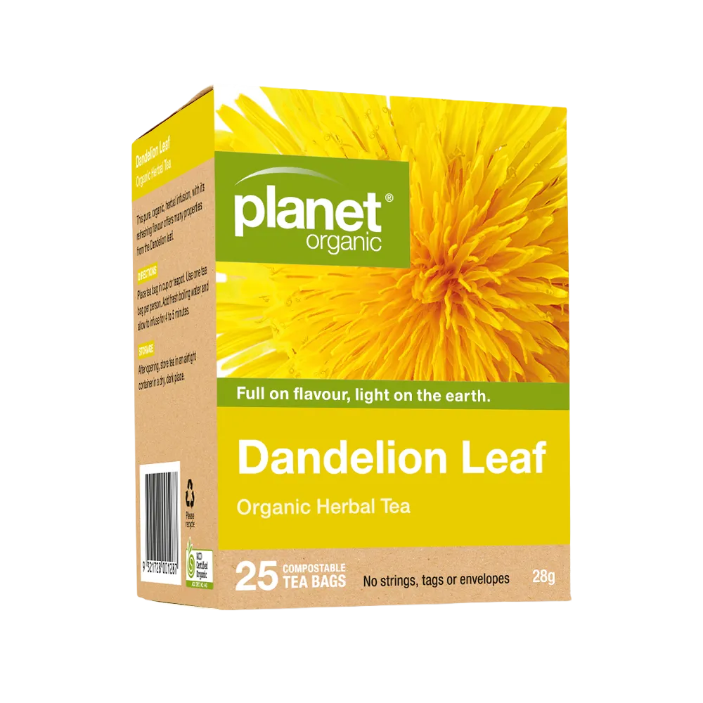 PLANET ORGANIC DANDELION TEA 25 BAGS