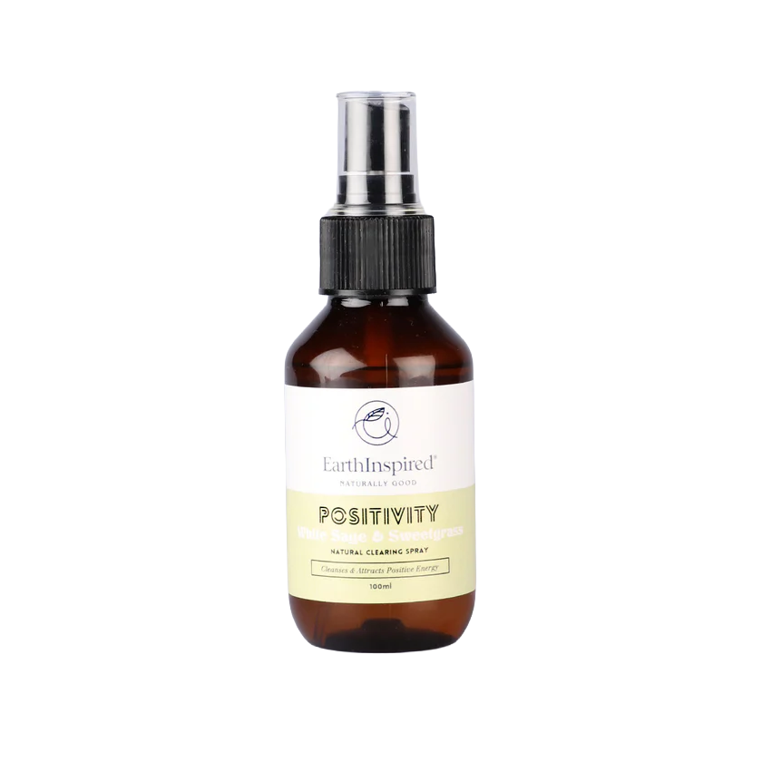 EARTH INSPIRED CLEANSING SPRAY WHITE SAGE & SWEET GRASS 100ML