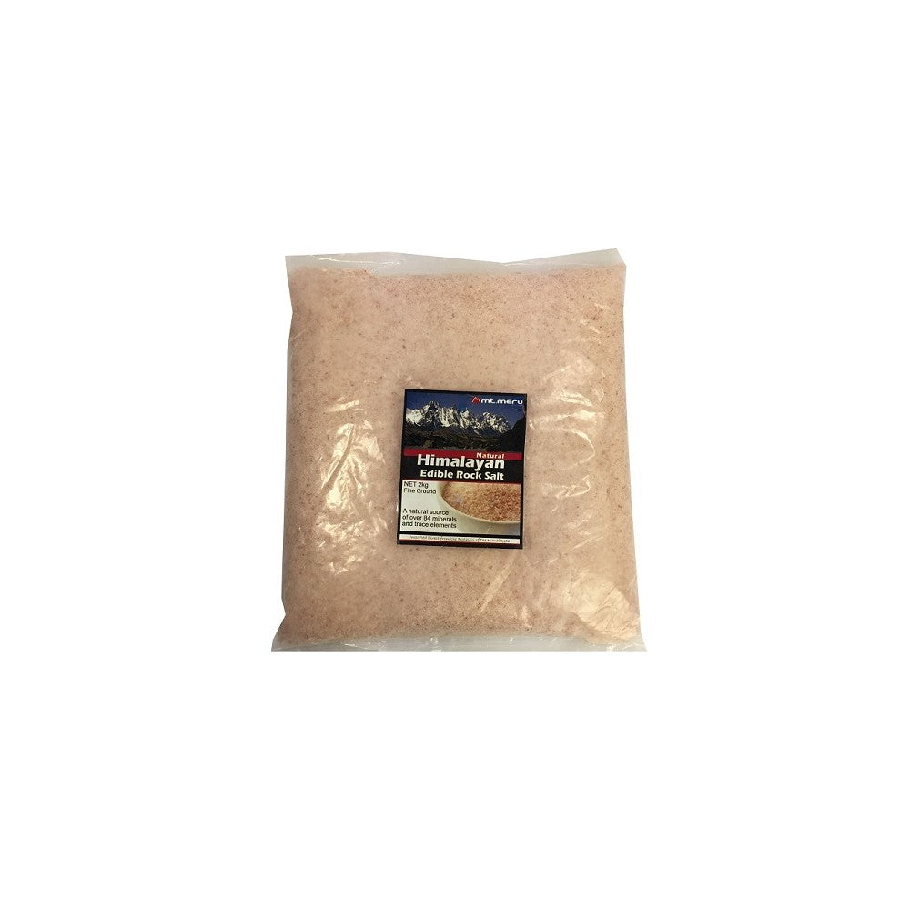 MT MERU NATURAL FINE HIMALAYAN SALT 2KG