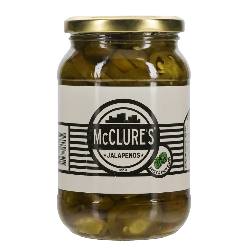 MCCLURES JALAPENOS 500G