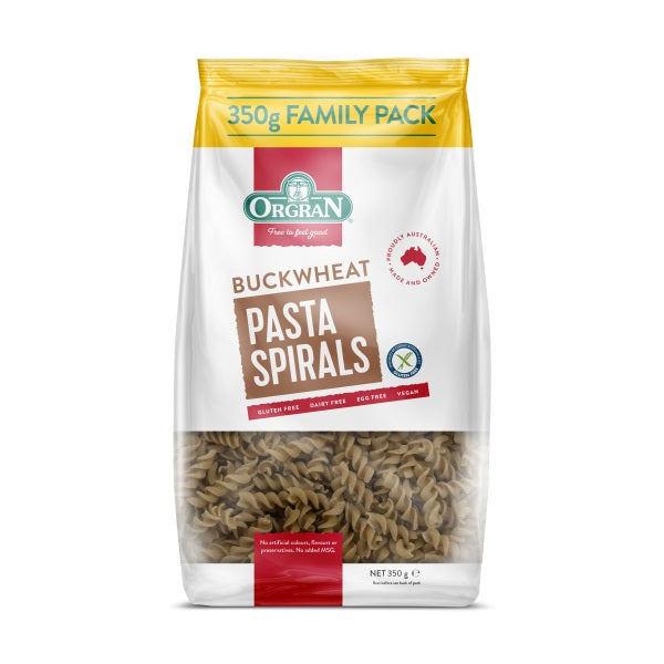 ORGAN BUCKWHEAT SPIRALS 350G