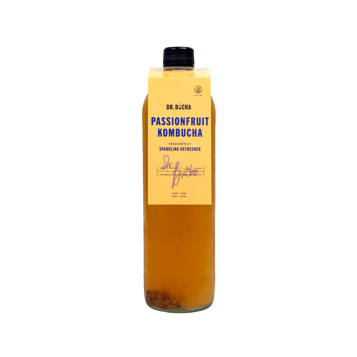 DR BUCHA KOMBUCHA PASSIONFRUIT 750ML