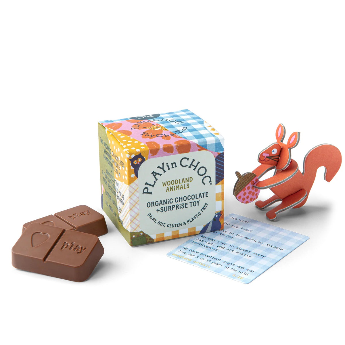 PLAYIN CHOCOLATE WOODLAND ANIMAL SINGLE