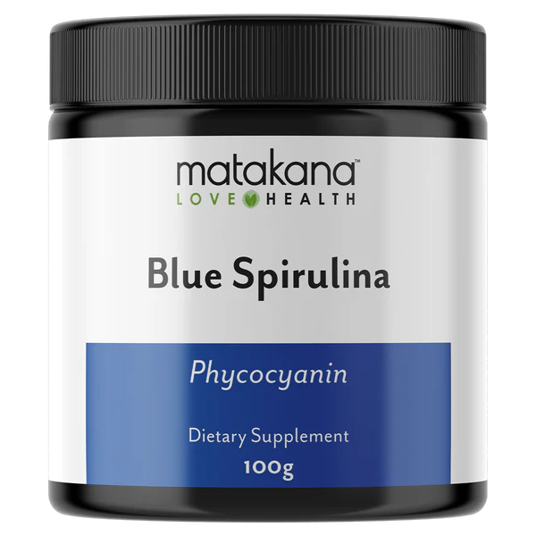 MATAKANA SUPERFOODS BLUE SPIRULINA 100G TUB