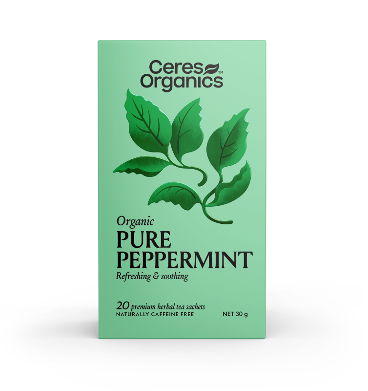 CERES ORGANIC BIO PURE PEPPERMINT TEA 20 BAGS