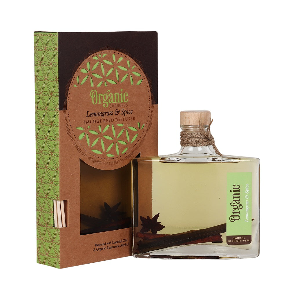 ORGANIC GOODNESS REED DIFFUSER LEMONGRASS & SPICE