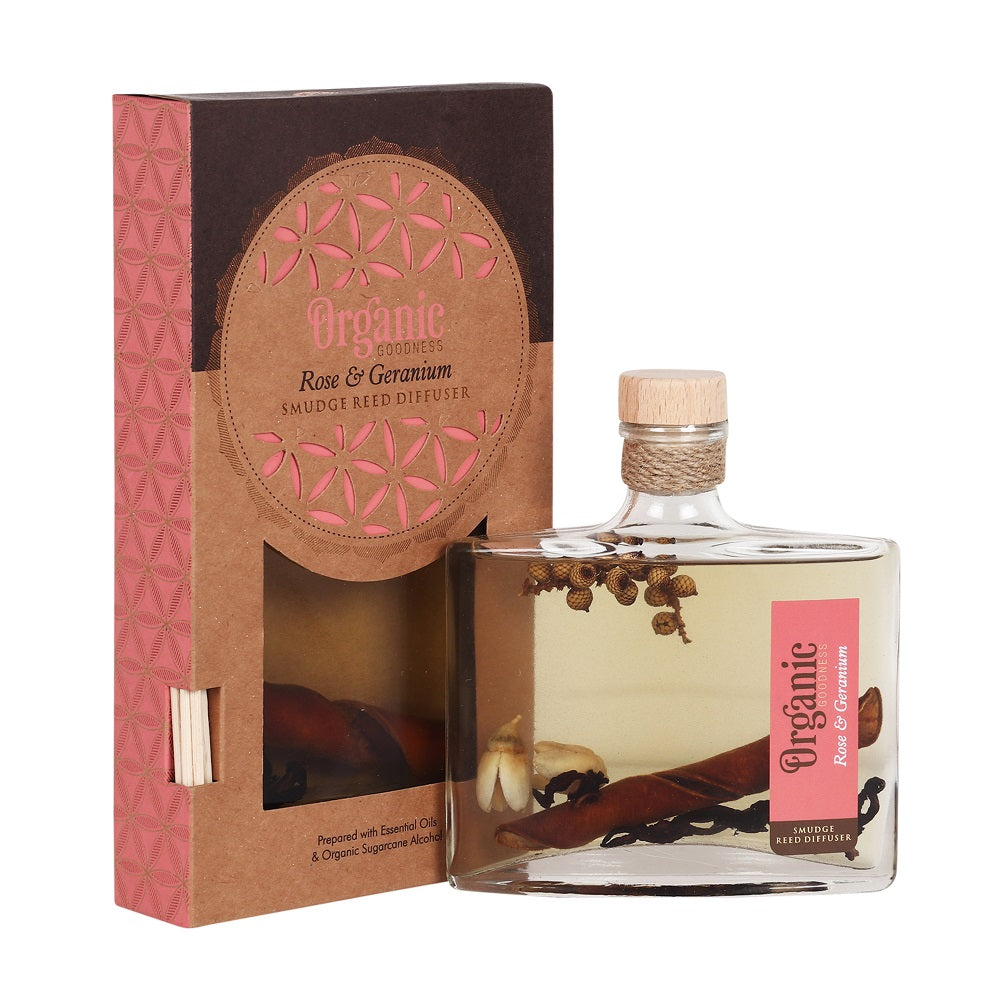 ORGANIC GOODNESS REED DIFFUSER ROSE GERANIUM