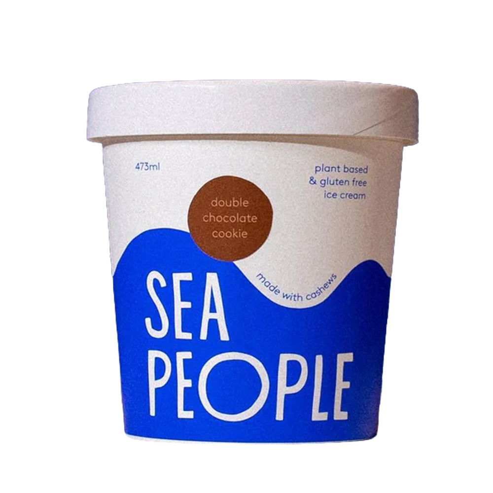 SEA PEOPLE DOUBLE CHOCOLATE VEGAN ICECREAM 473ML