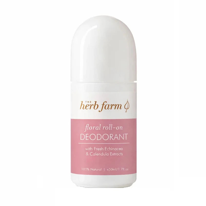 THE HERB FARM FLORAL ROLL ON DEODORANT 50ML