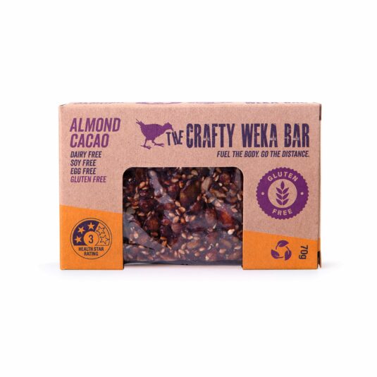 THE CRAFTY WEKA BAR ALMOND CACAO 70G