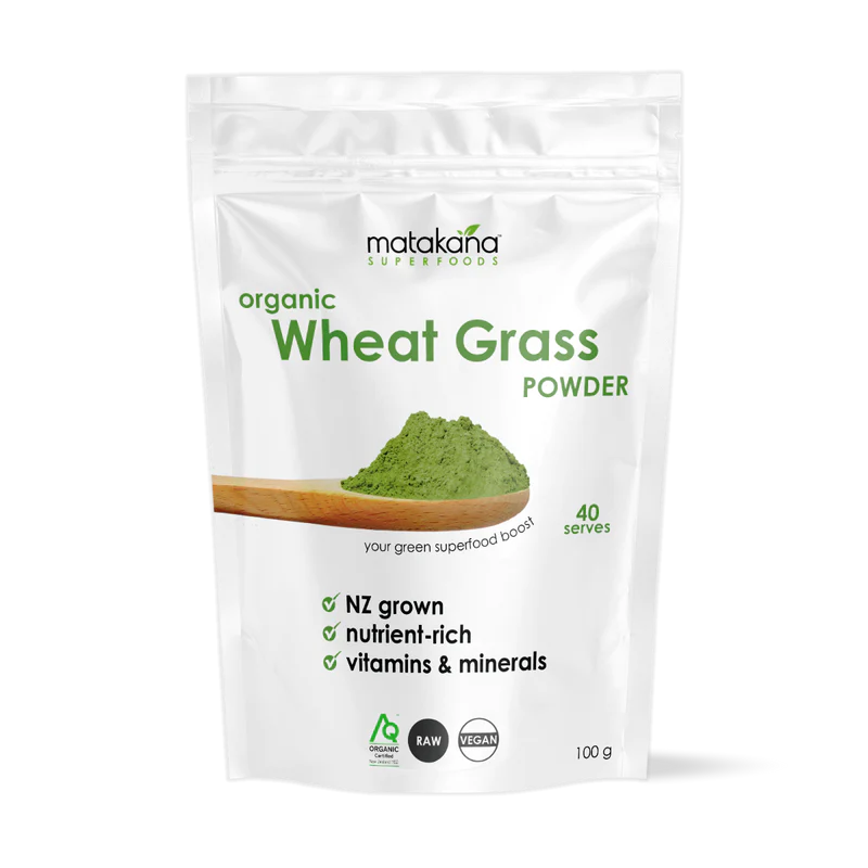 MATAKANA SUPERFOODS WHEATGRASS POWDER 100G
