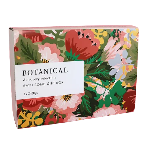 BOTANICAL BATH BOMB GIFT SET 6PK