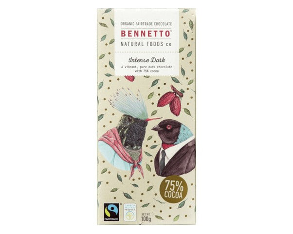 BENNETTO INTENSE DARK 80G CHOCOLATE
