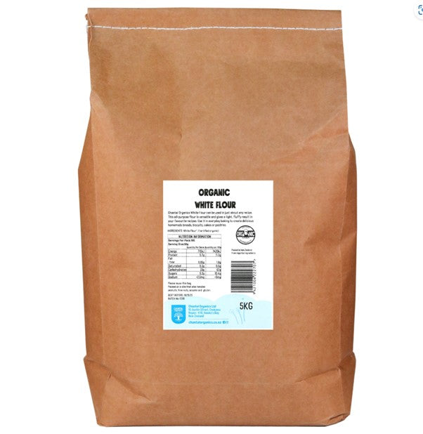 CHANTAL ORGANIC WHITE FLOUR 5KG BAG