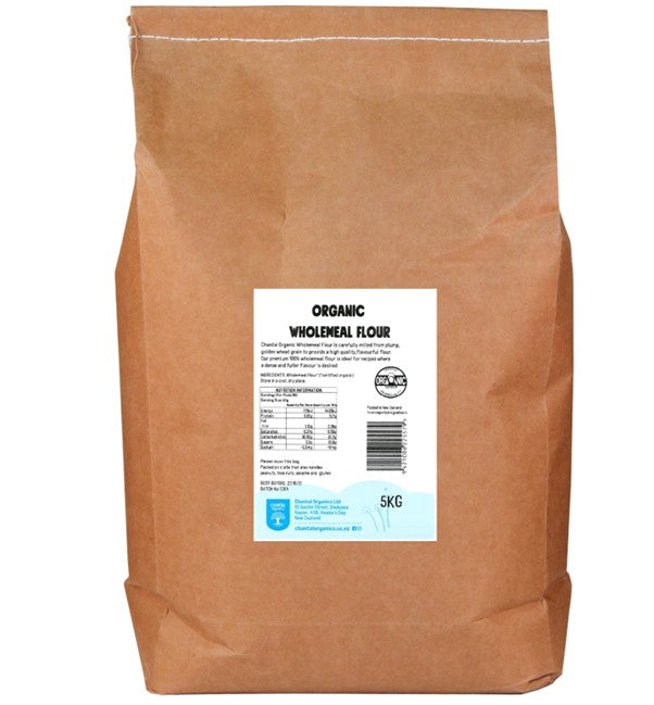 CHANTAL ORGANIC WHOLEMEAL FLOUR 5KG