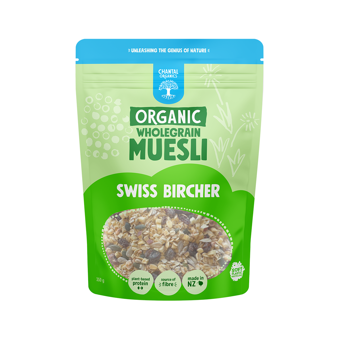 CHANTAL ORGANICS SWISS BIRCHER MUESLI 350G