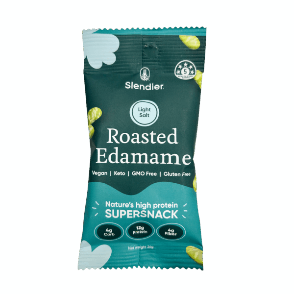 SLENDIER ROASTED EDAMAME SNACK 26G