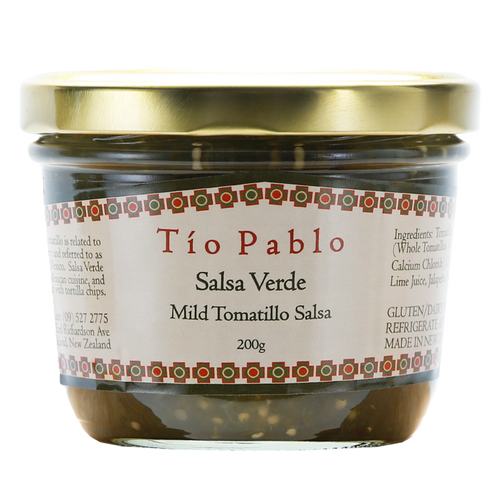 TIO PABLO SALSA VERDE MEXICAN MILD 200G