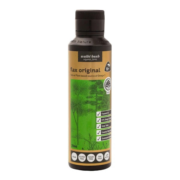 WAIHI BUSH FLAXSEED OIL 250ML