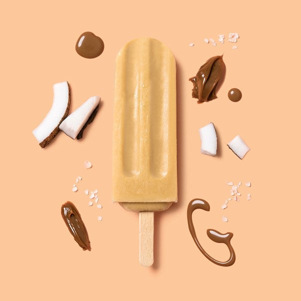 FROZEN SUNSHINE SALTED CARAMEL SINGLE ICE BLOCK 80ML