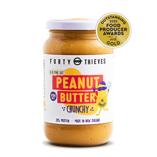 FORTY THIEVES CRUNCHY PEANUT BUTTER 375G