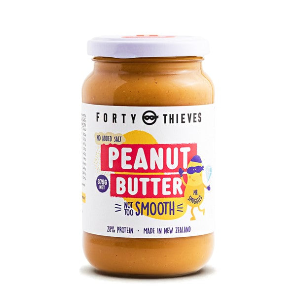 FORTY THIEVES SMOOTH PEANUT BUTTER 375G
