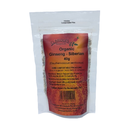 CLARIDGES ORGANIC SIBERIAN GINSENG TEA 40G