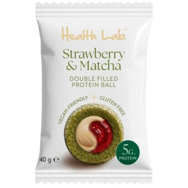 HEALTH LAB STRAWBERRY & MATCHA BALLS 40G