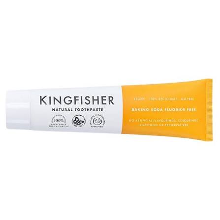 KINGFISHER BAKING SODA TOOTHPASTE FLUORIDE FREE 100ML