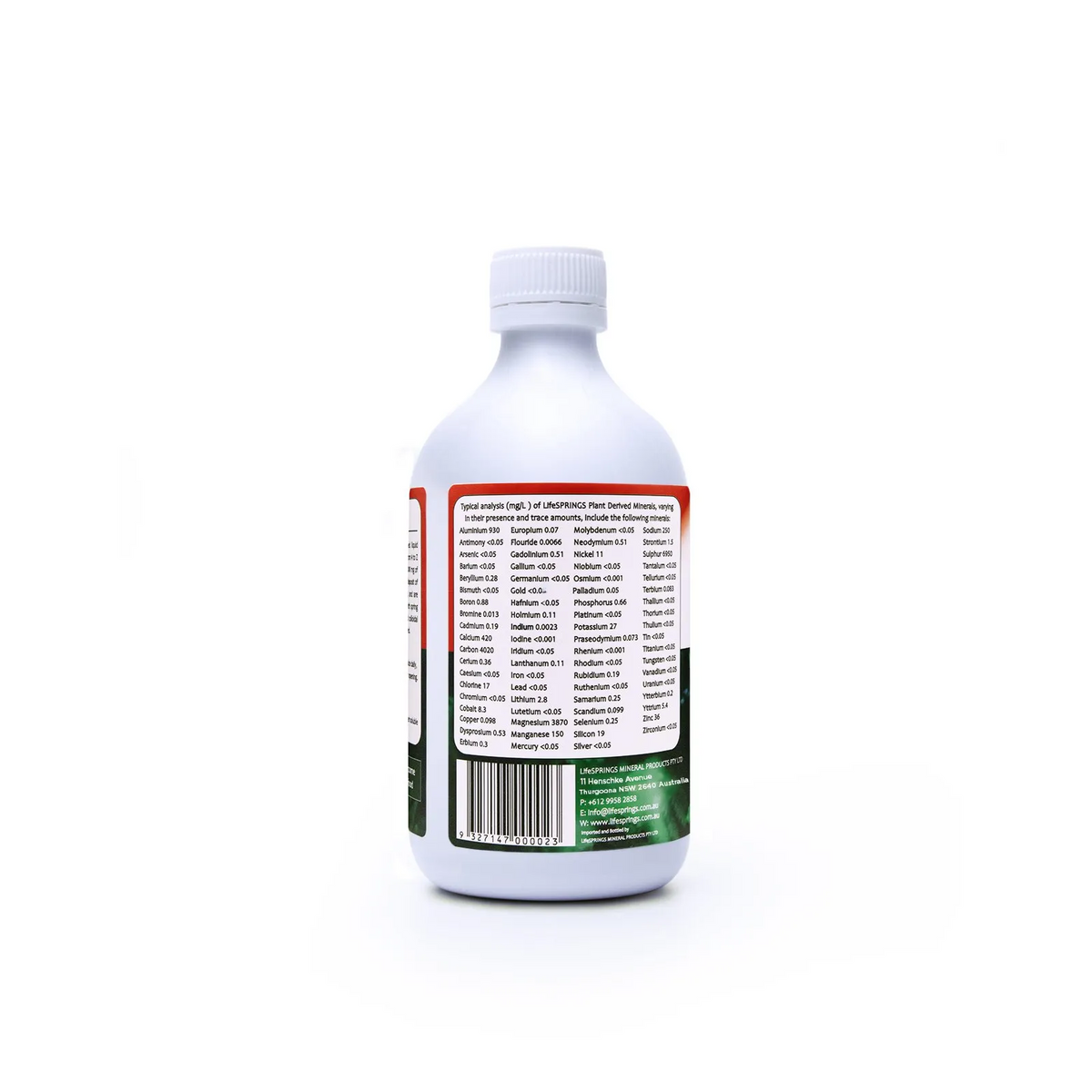 LIFESPRINGS COLLOIDAL MINERALS 500ML