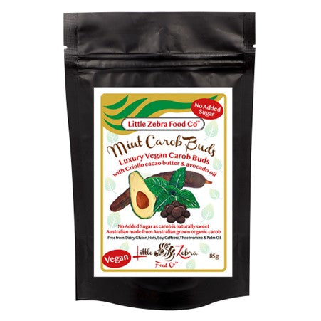 LITTLE ZEBRA MINT CAROB BUDS 85G