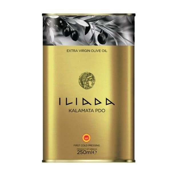ILIADA KALAMATA EXTRA VIRGIN OLIVE OIL 250ML TIN