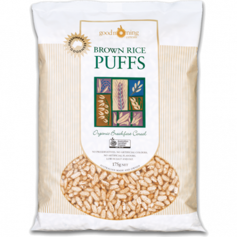 GOOD MORNING BROWN RICE PUFFS 175G